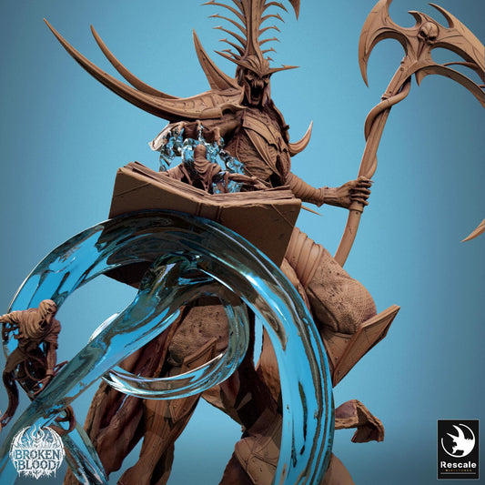 Velkaran the Fallen, Broken Blood | TABLETOP SCALE | TTRPG Monster Miniature | Rescale Miniatures