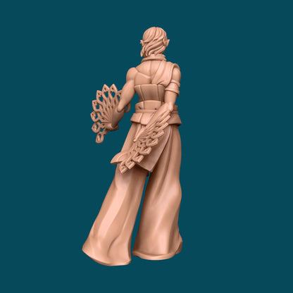 Flow a Fancy Monk | D&D TTRPG Miniature | Awkward Penguin Minis