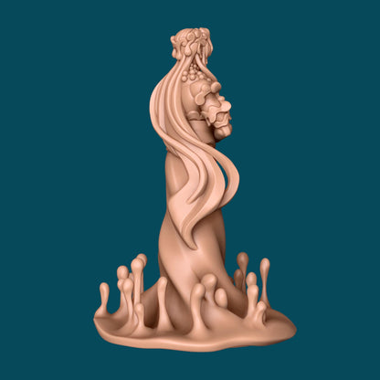 Ink a Priestess of the Deep | D&D TTRPG Miniature | Awkward Penguin Minis