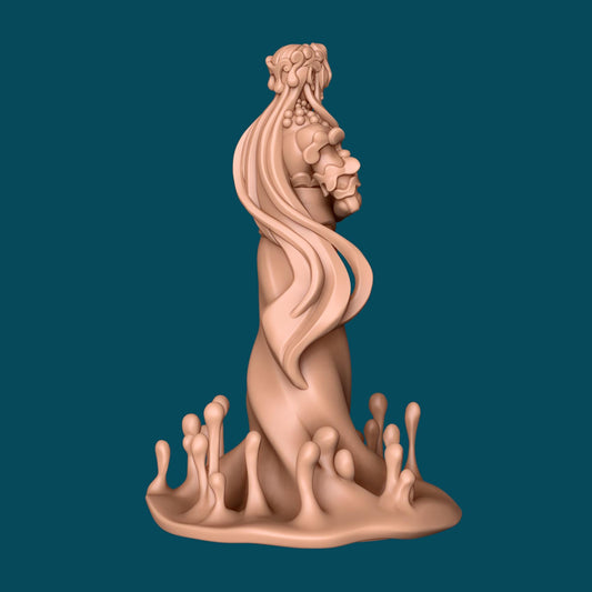 Ink a Priestess of the Deep | D&D TTRPG Miniature | Awkward Penguin Minis