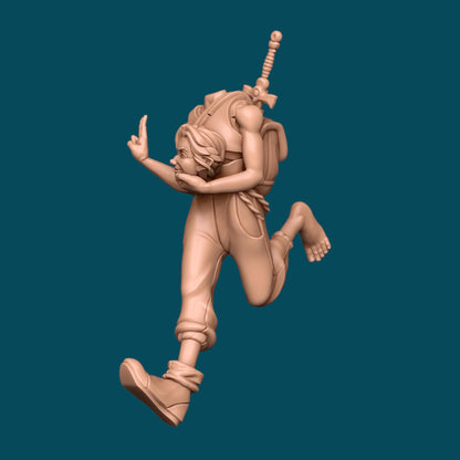 Marlow a Joyful Revenant | D&D TTRPG Miniature | Awkward Penguin Minis