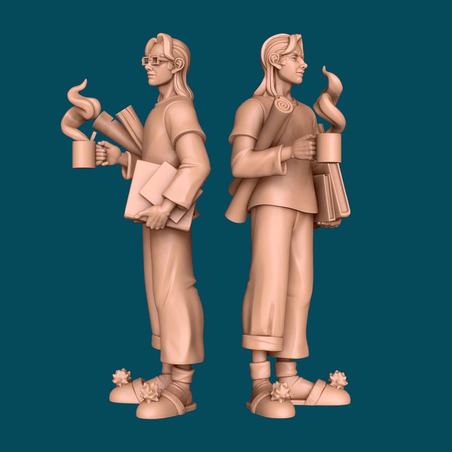 Mel a Sleepy DM | D&D TTRPG Miniature | Awkward Penguin Minis