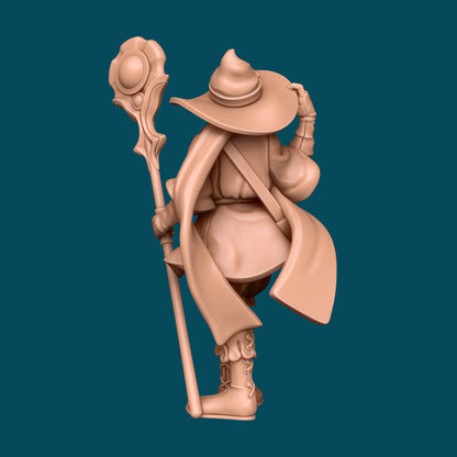 Remi an Invisible Mage | D&D TTRPG Miniature | Awkward Penguin Minis