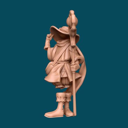 Remi an Invisible Mage | D&D TTRPG Miniature | Awkward Penguin Minis
