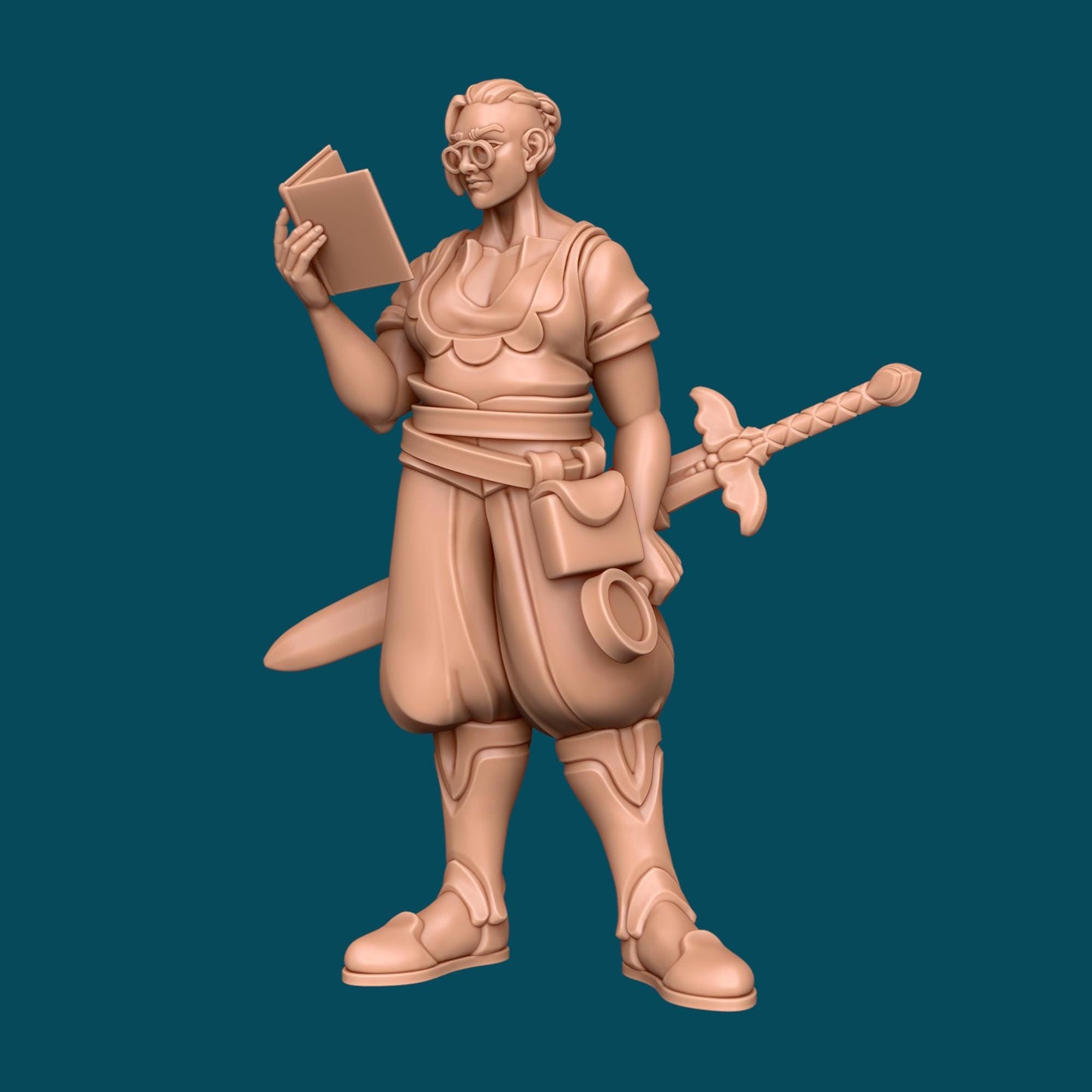 Ta'ar a Scholarly Goliath | D&D TTRPG Miniature | Awkward Penguin Minis