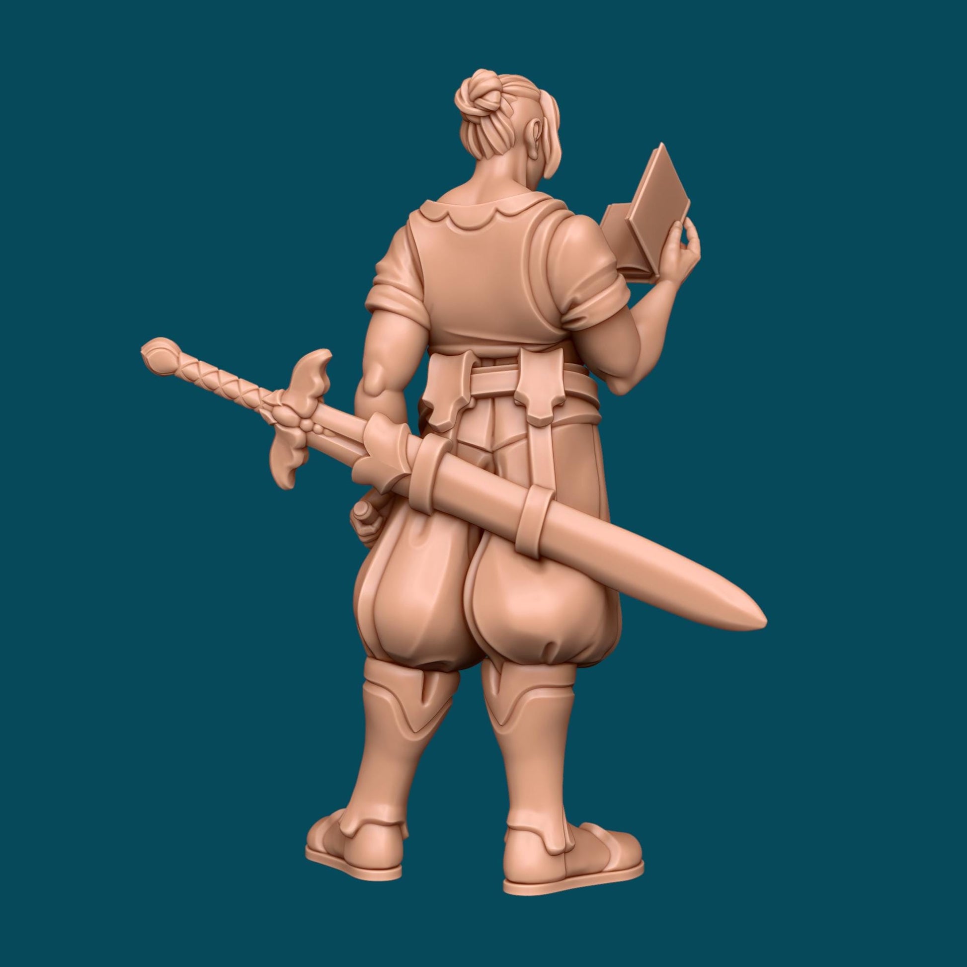 Ta'ar a Scholarly Goliath | D&D TTRPG Miniature | Awkward Penguin Minis