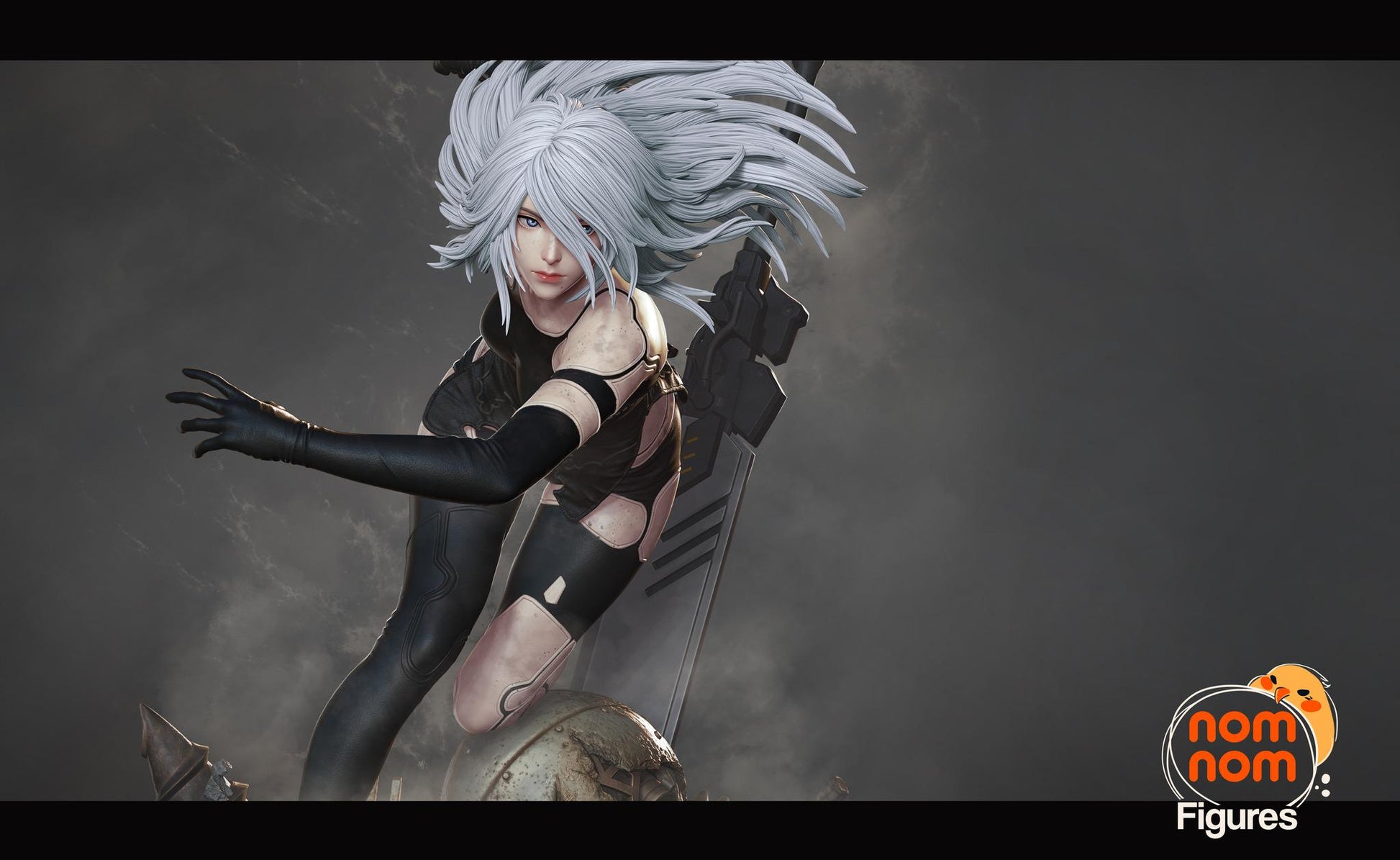 UR-Rarity Unit No 2 | Resin Garage Kit Figure Game Fan Art | Nomnom Figures