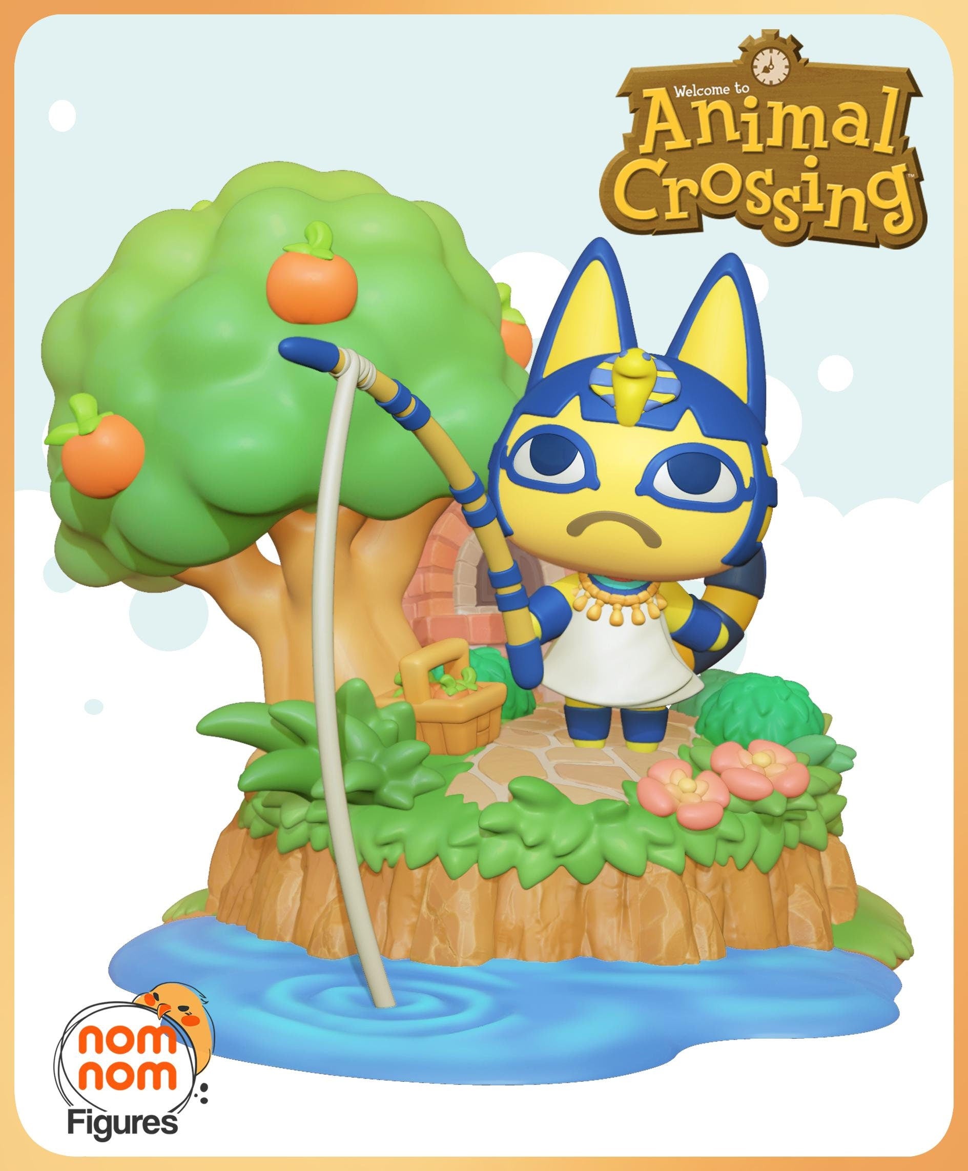 Chibi Ankh Neighbor | Resin Garage Kit Figure Game Fan Art | Nomnom Figures