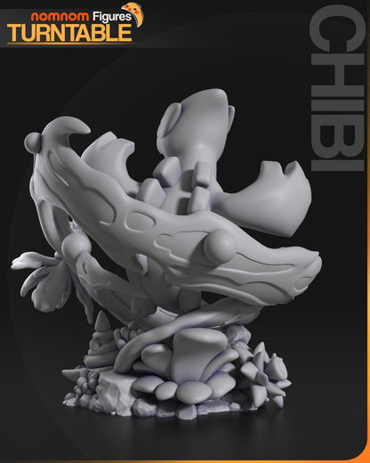 Flying Psychic Type | Resin Garage Kit Figure Game Fan Art | Nomnom Figures
