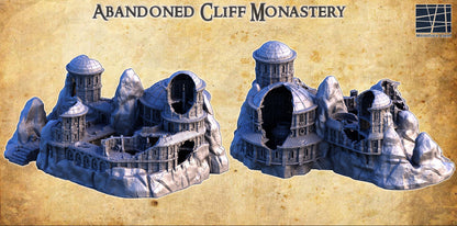 Abandoned Cliff Monastery | TTRPG D&D Playable 3D Printed Building | MiniatureLand