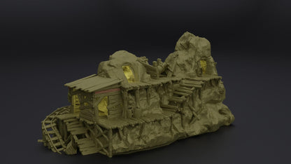 Abandoned Mine | TTRPG D&D Playable 3D Printed Building | MiniatureLand