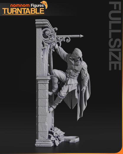 Renaissance Assassin | Resin Garage Kit Figure Game Fan Art | Nomnom Figures