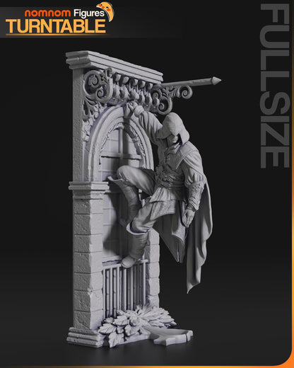 Renaissance Assassin | Resin Garage Kit Figure Game Fan Art | Nomnom Figures