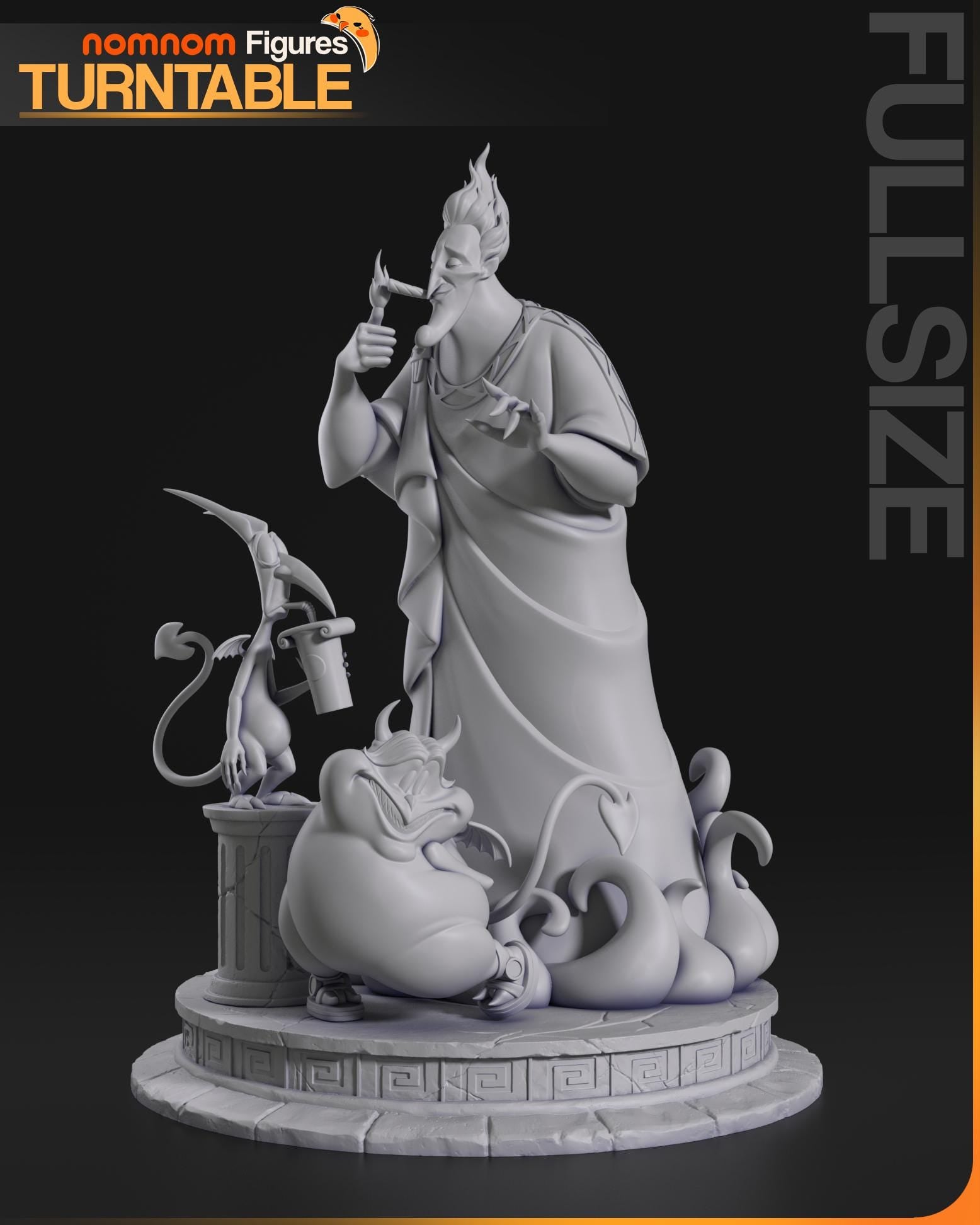 Underworld Olympian | Resin Garage Kit Figure Movie Fan Art | Nomnom Figures