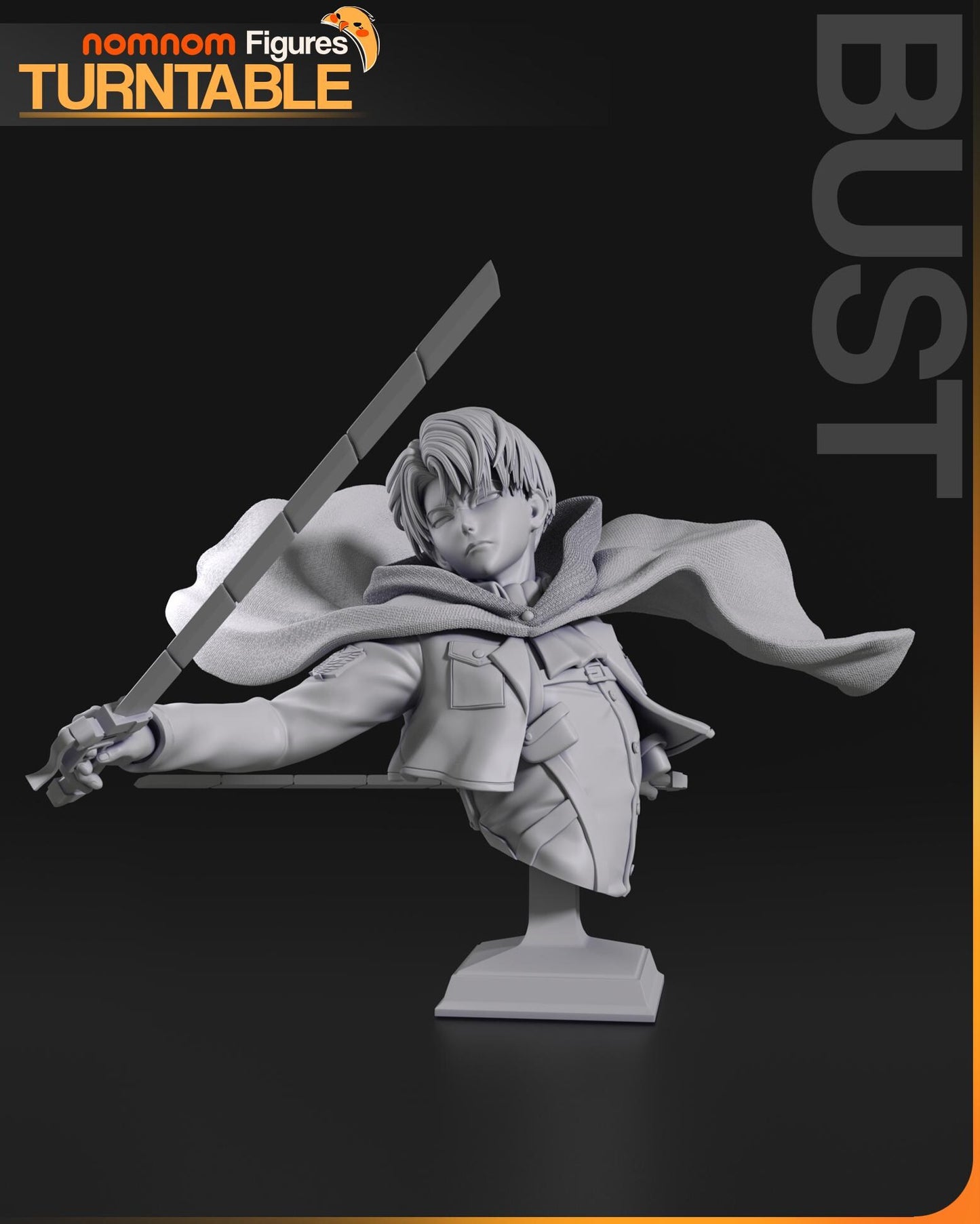 Squad Captain | Resin Garage Kit Figure Anime Manga Fan Art | Nomnom Figures