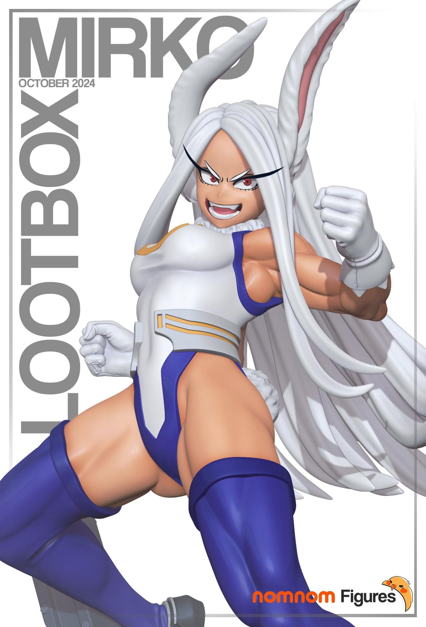 Bunny Hero | Resin Garage Kit Figure Anime Manga Fan Art | Nomnom Figures