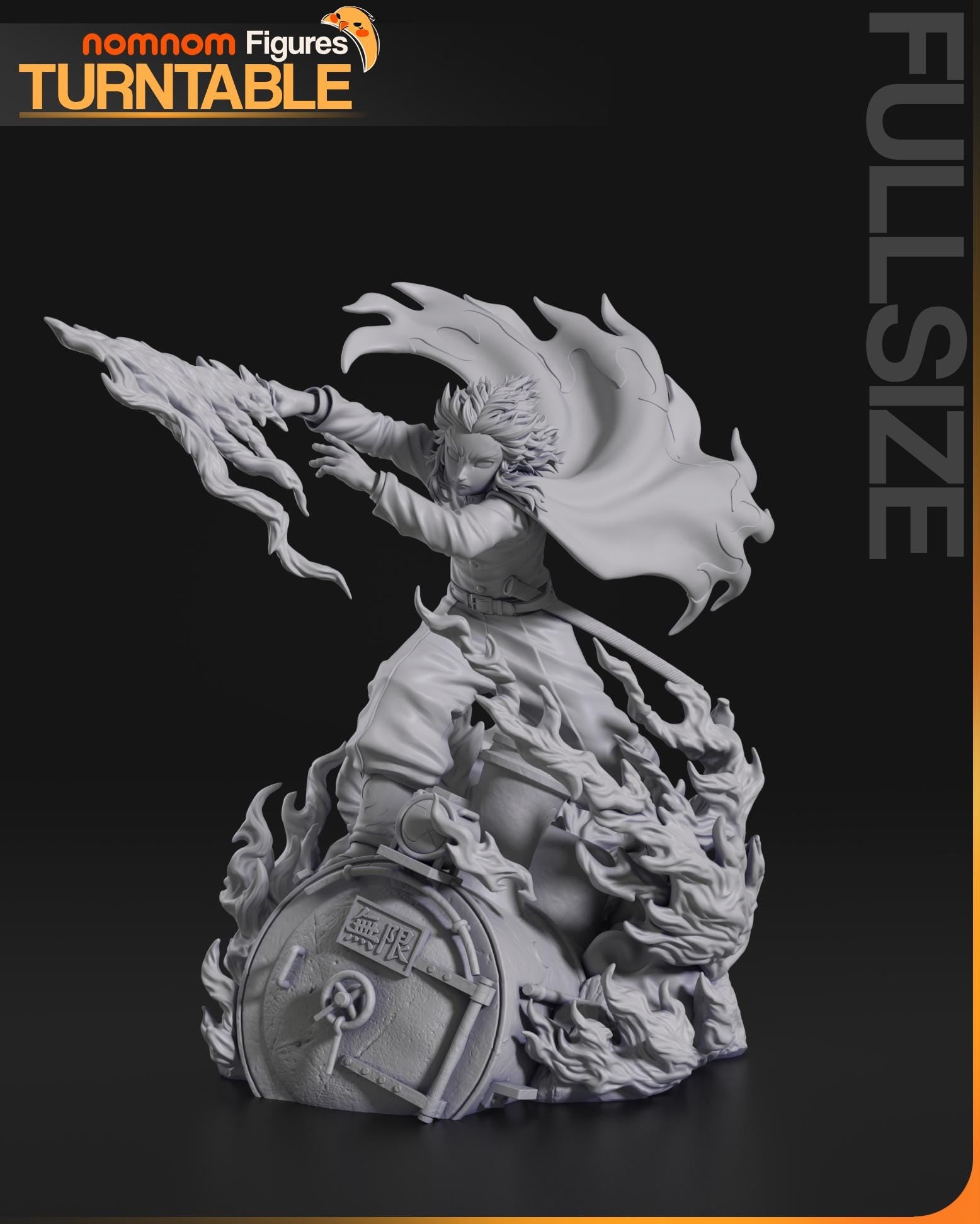 Fiery Big Brother | Resin Garage Kit Figure Anime Manga Fan Art | Nomnom Figures