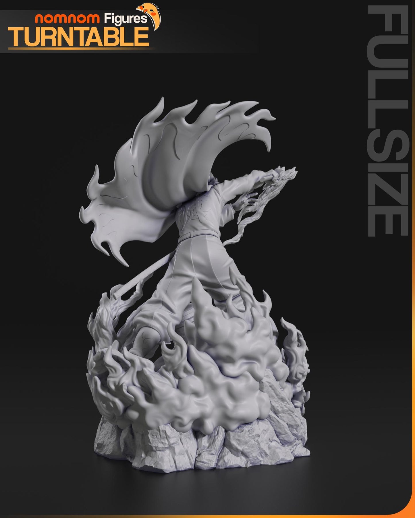 Fiery Big Brother | Resin Garage Kit Figure Anime Manga Fan Art | Nomnom Figures