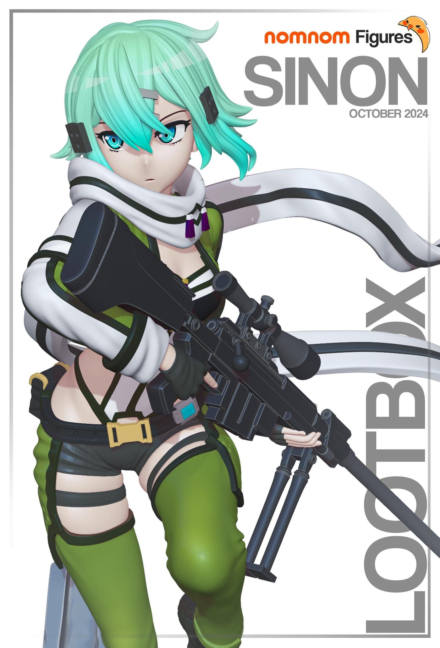 Sharpshooter | Resin Garage Kit Figure Anime Fan Art | Nomnom Figures