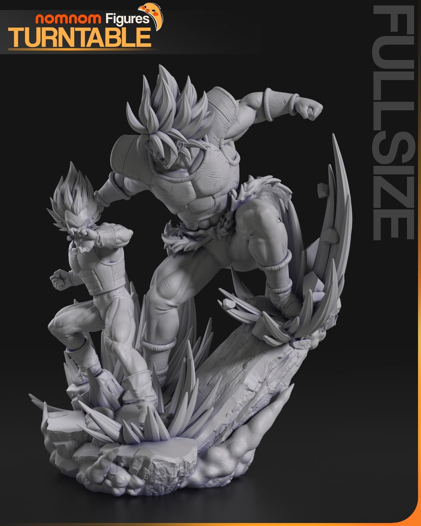 Super Powered Fight | Resin Garage Kit Figure Anime Fan Art | Nomnom Figures
