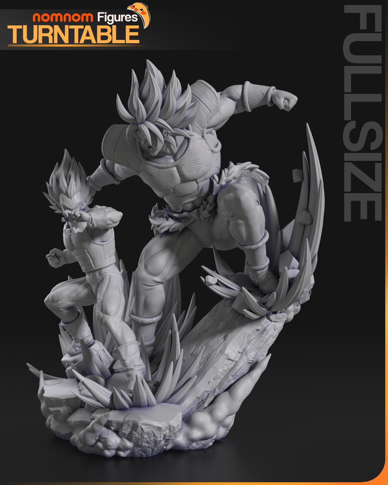 Super Powered Fight | Resin Garage Kit Figure Anime Fan Art | Nomnom Figures