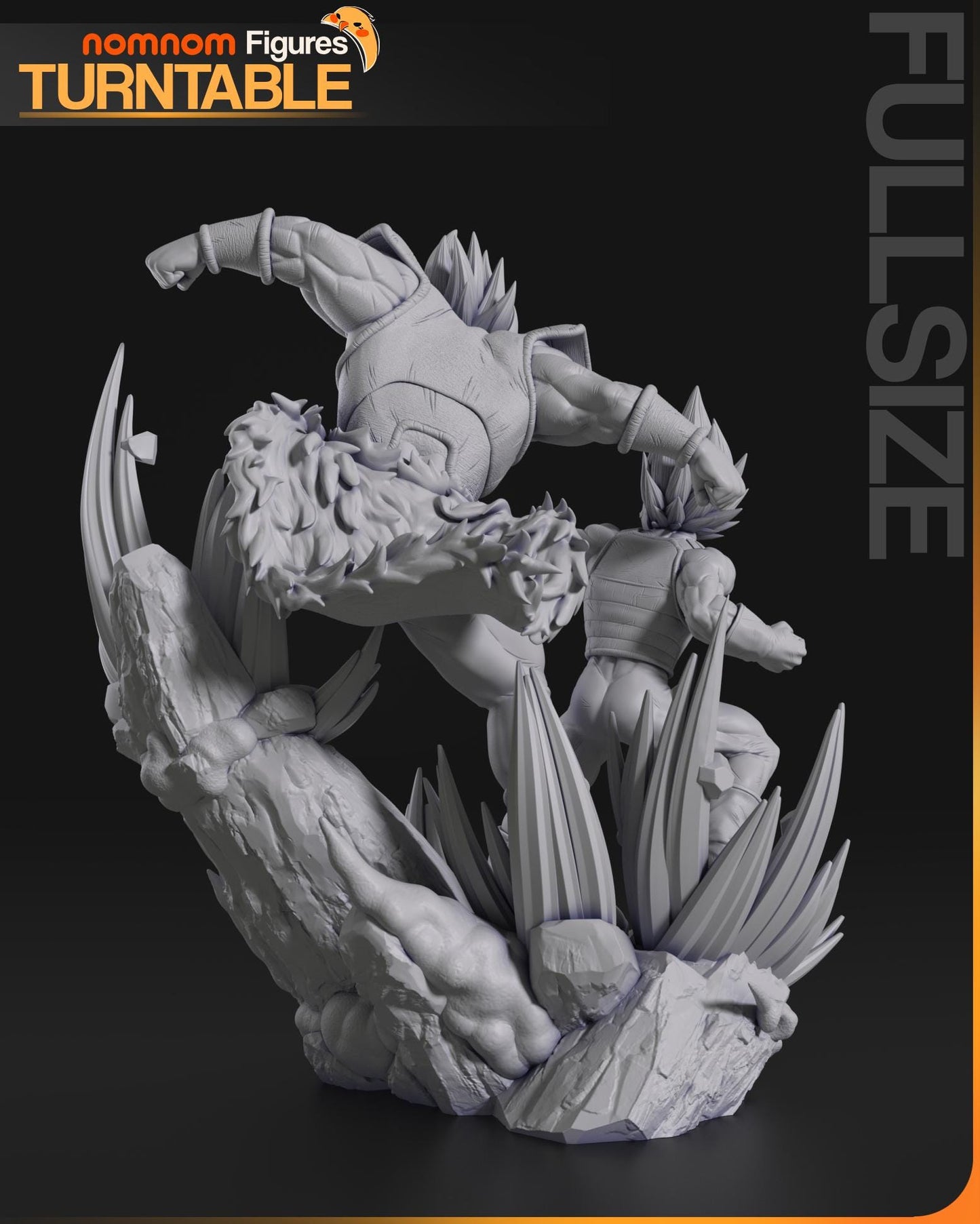 Super Powered Fight | Resin Garage Kit Figure Anime Fan Art | Nomnom Figures