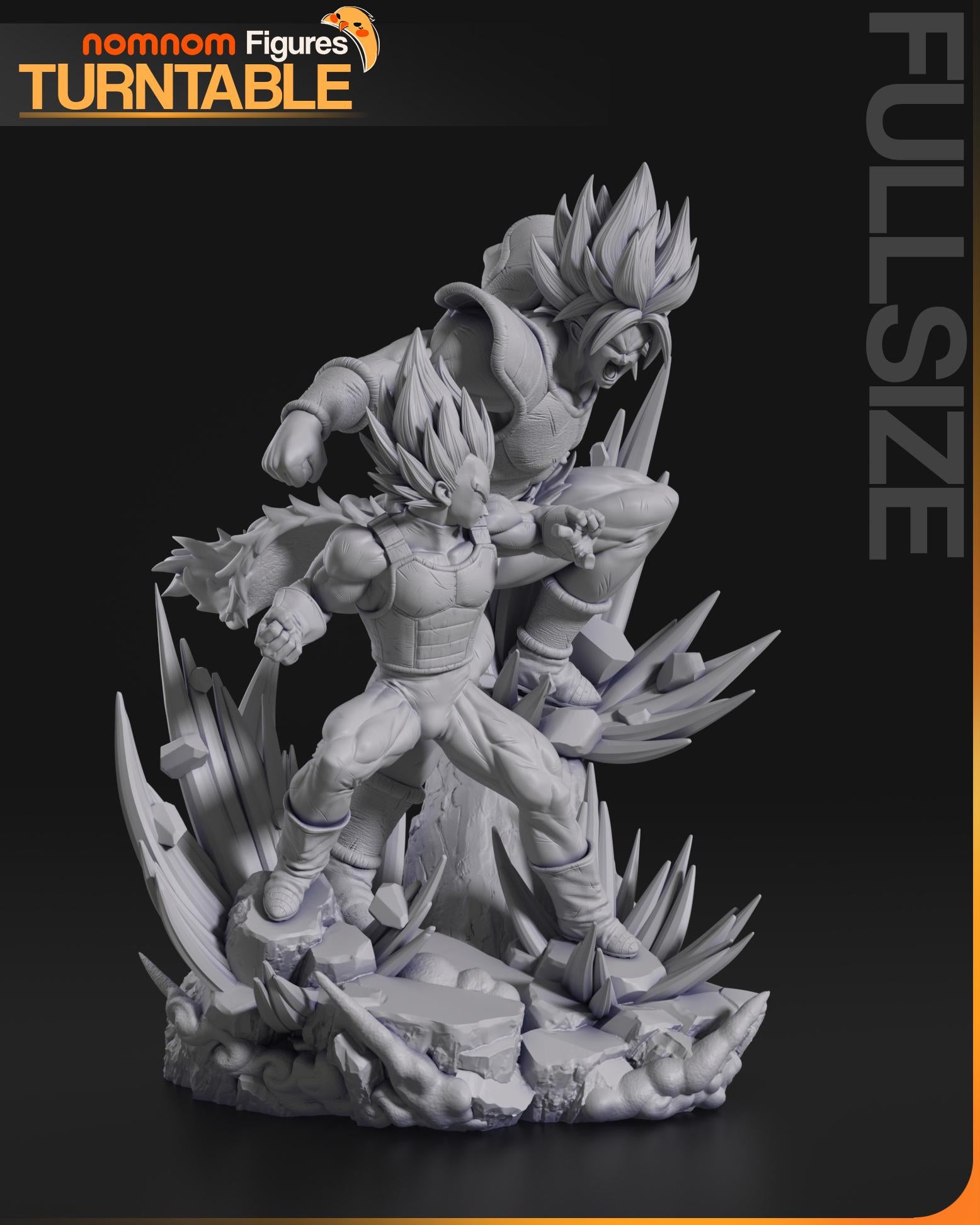 Super Powered Fight | Resin Garage Kit Figure Anime Fan Art | Nomnom Figures