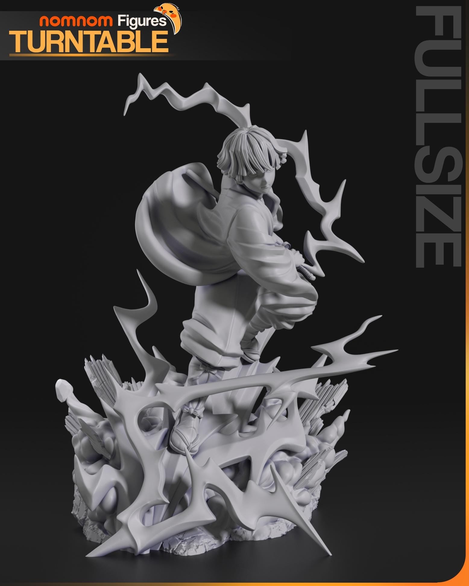 Lightning Slayer | Resin Garage Kit Figure Anime Manga Fan Art | Nomnom Figures