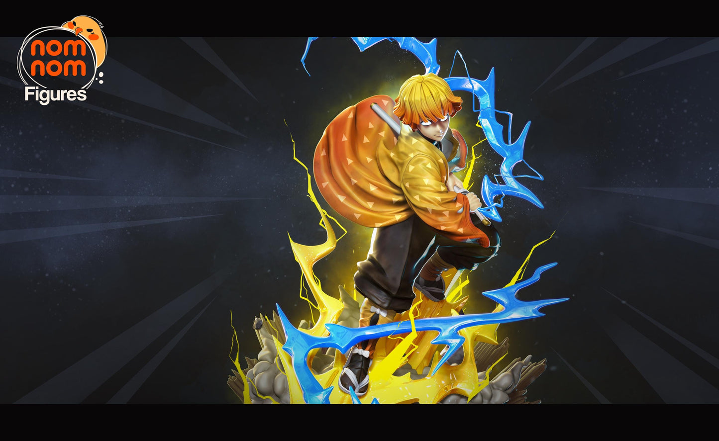 Lightning Slayer | Resin Garage Kit Figure Anime Manga Fan Art | Nomnom Figures