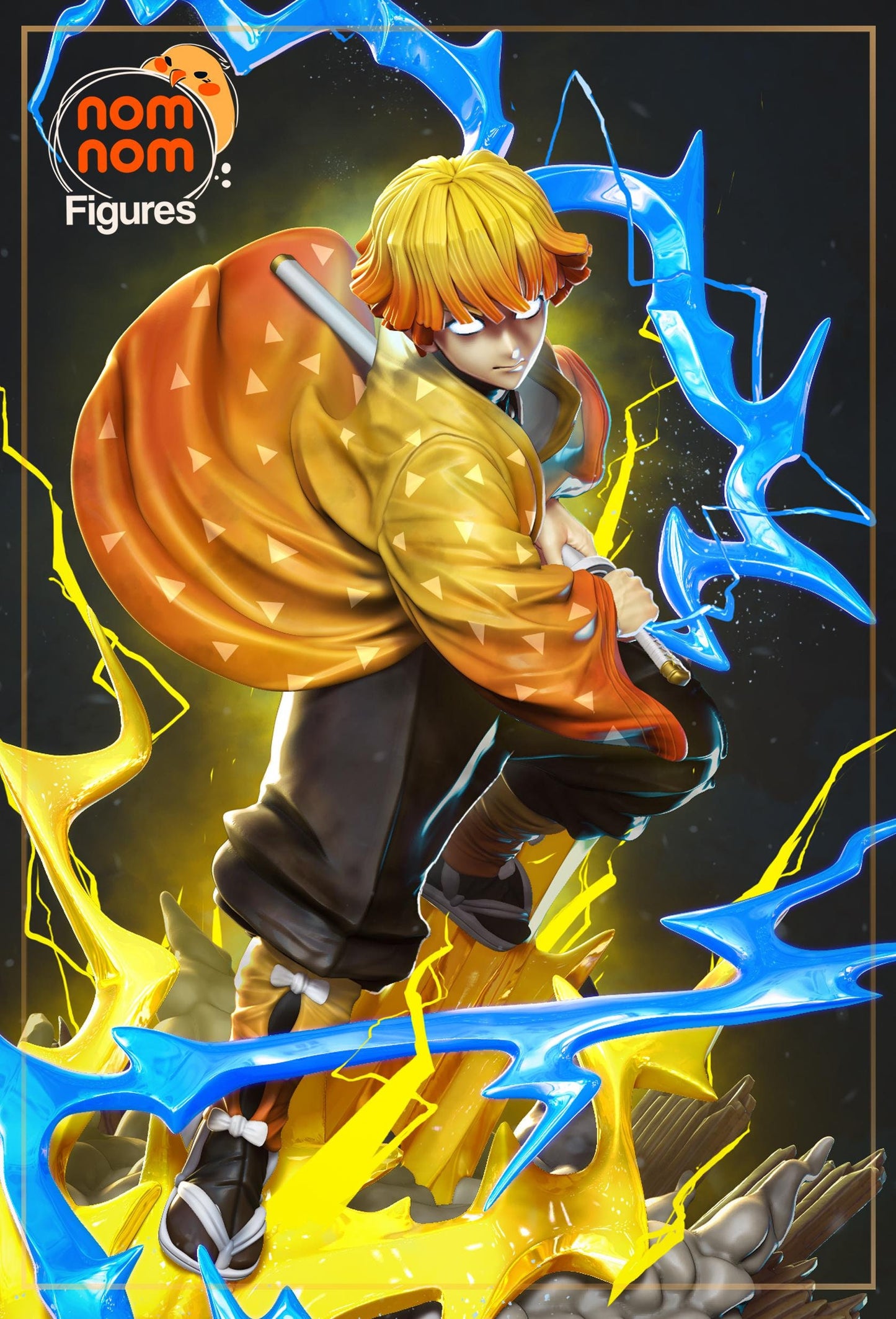 Lightning Slayer | Resin Garage Kit Figure Anime Manga Fan Art | Nomnom Figures