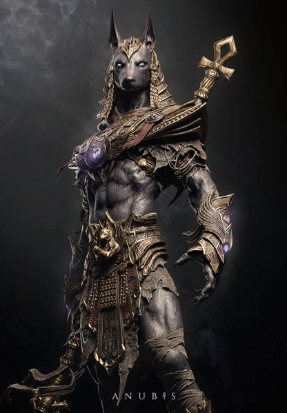 1:12 Egyptian God of Funerary Rites, Anubis | Resin Garage Kit Sculpture Anime Video Game Fan Art Statue | CA 3D Studios