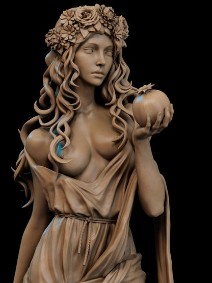 1:12 Greek Goddess of Spring, Persephone | Resin Garage Kit Sculpture Mythology Statue | CA 3D Studios