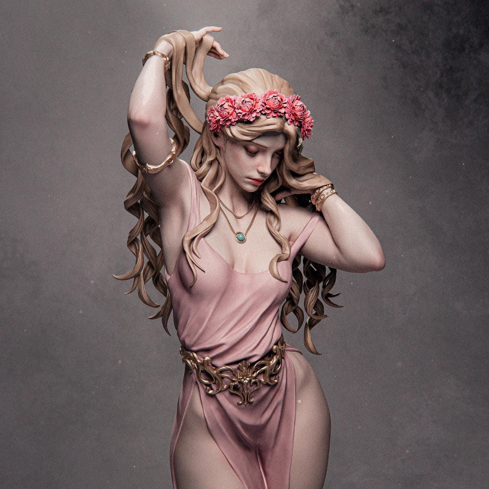 1:12 Greek Goddess of Love, Aphrodite | Resin Garage Kit Sculpture Mythology Statue | CA 3D Studios