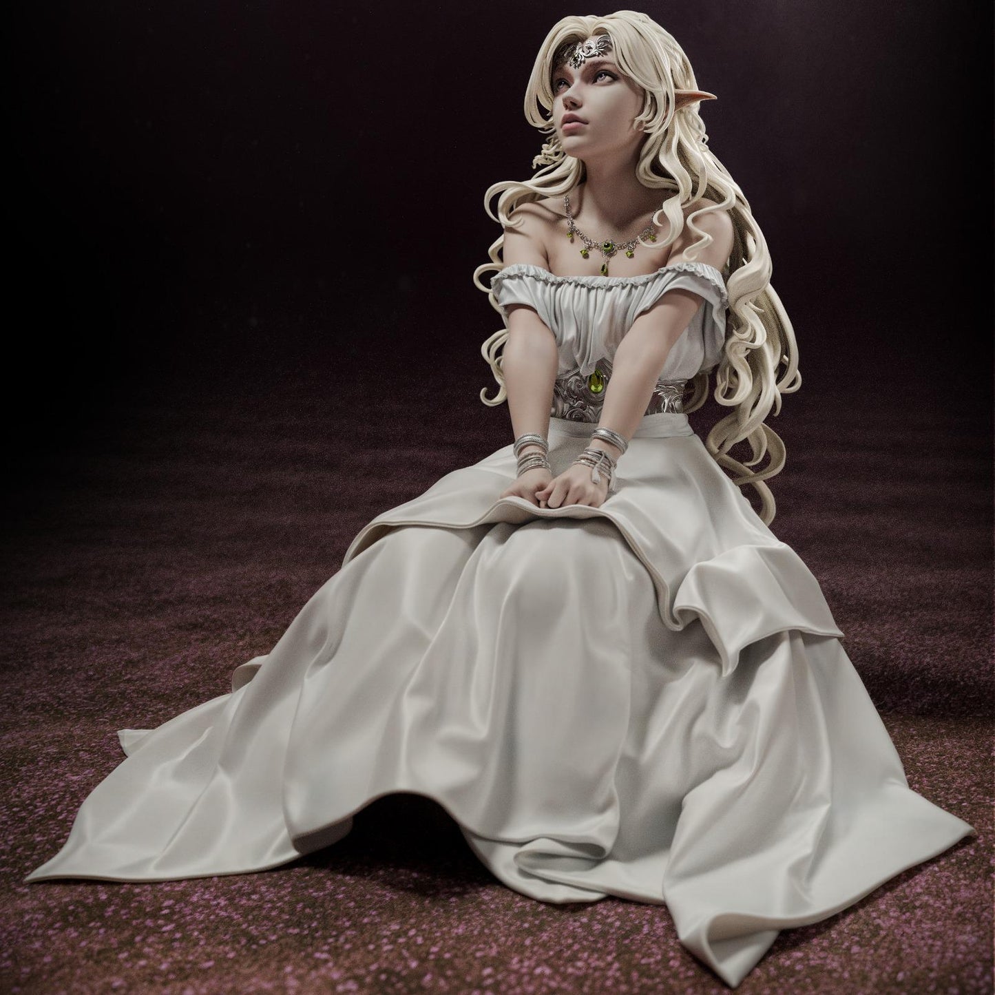 1:12 Elf Princess | Resin Garage Kit Sculpture Anime Video Game Fan Art Statue | CA 3D Studios