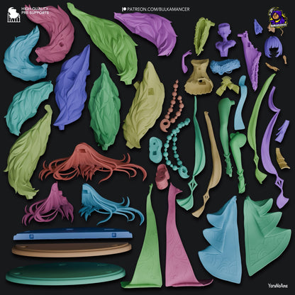 Aloof Kitsune | Resin Garage Kit Sculpture Anime Video Game Fan Art Statue | Bulkamancer Sculpts