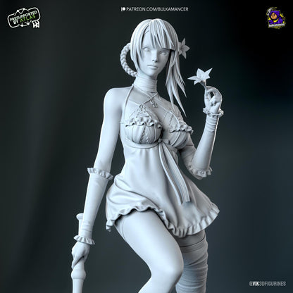 Angry Librarian | Resin Garage Kit Sculpture Anime Video Game Fan Art Statue | Bulkamancer Sculpts