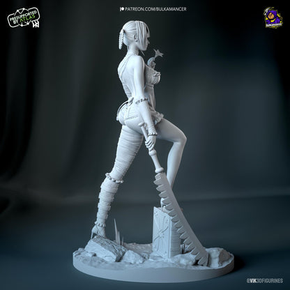 Angry Librarian | Resin Garage Kit Sculpture Anime Video Game Fan Art Statue | Bulkamancer Sculpts