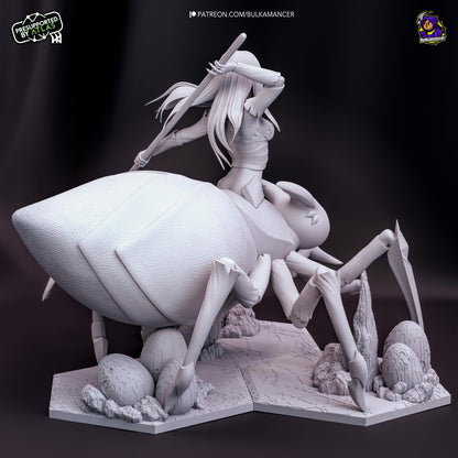 Arachne and Her Children | Resin Garage Kit Sculpture Anime Video Game Fan Art Statue | Bulkamancer Sculpts
