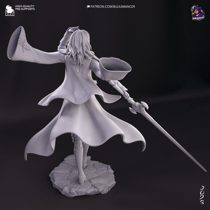 Ashen Professor | Resin Garage Kit Sculpture Anime Video Game Fan Art Statue | Bulkamancer Sculpts