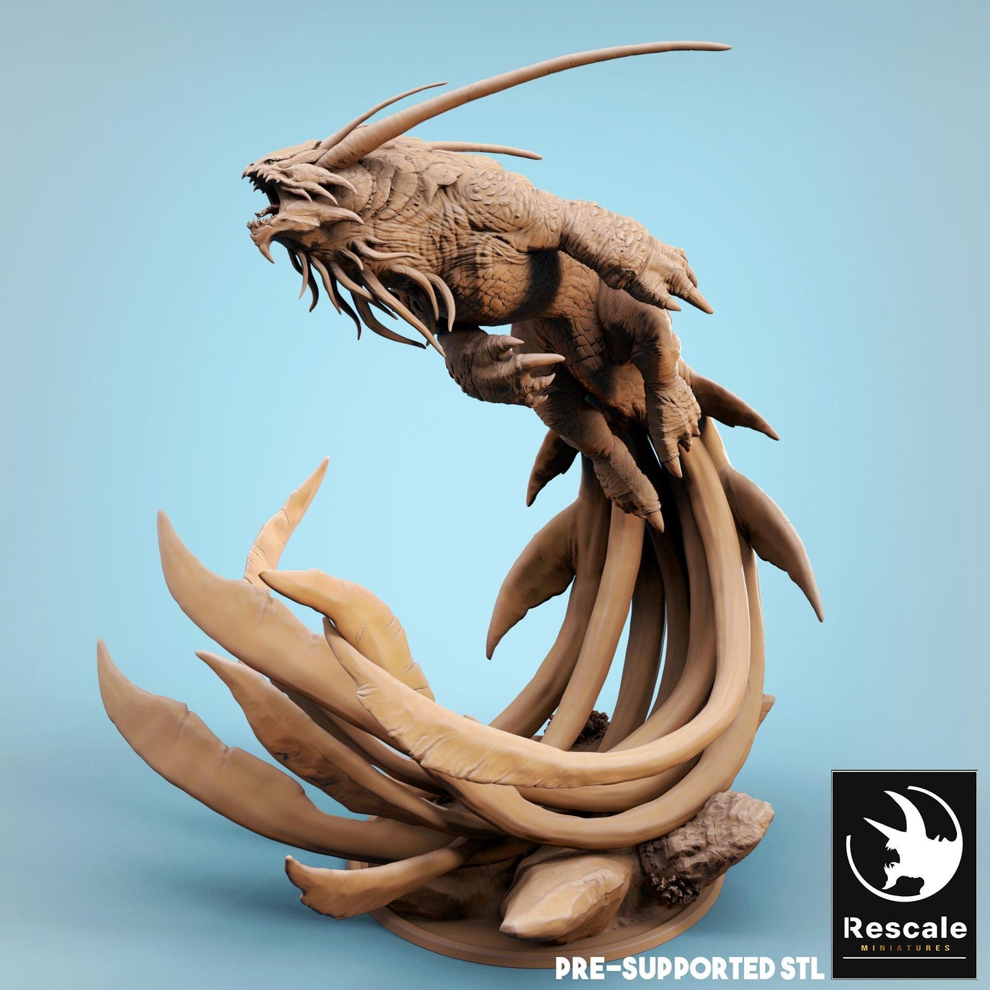 Kraken Shipbreaker | TABLETOP SCALE | TTRPG Monster Miniature | Rescale Miniatures