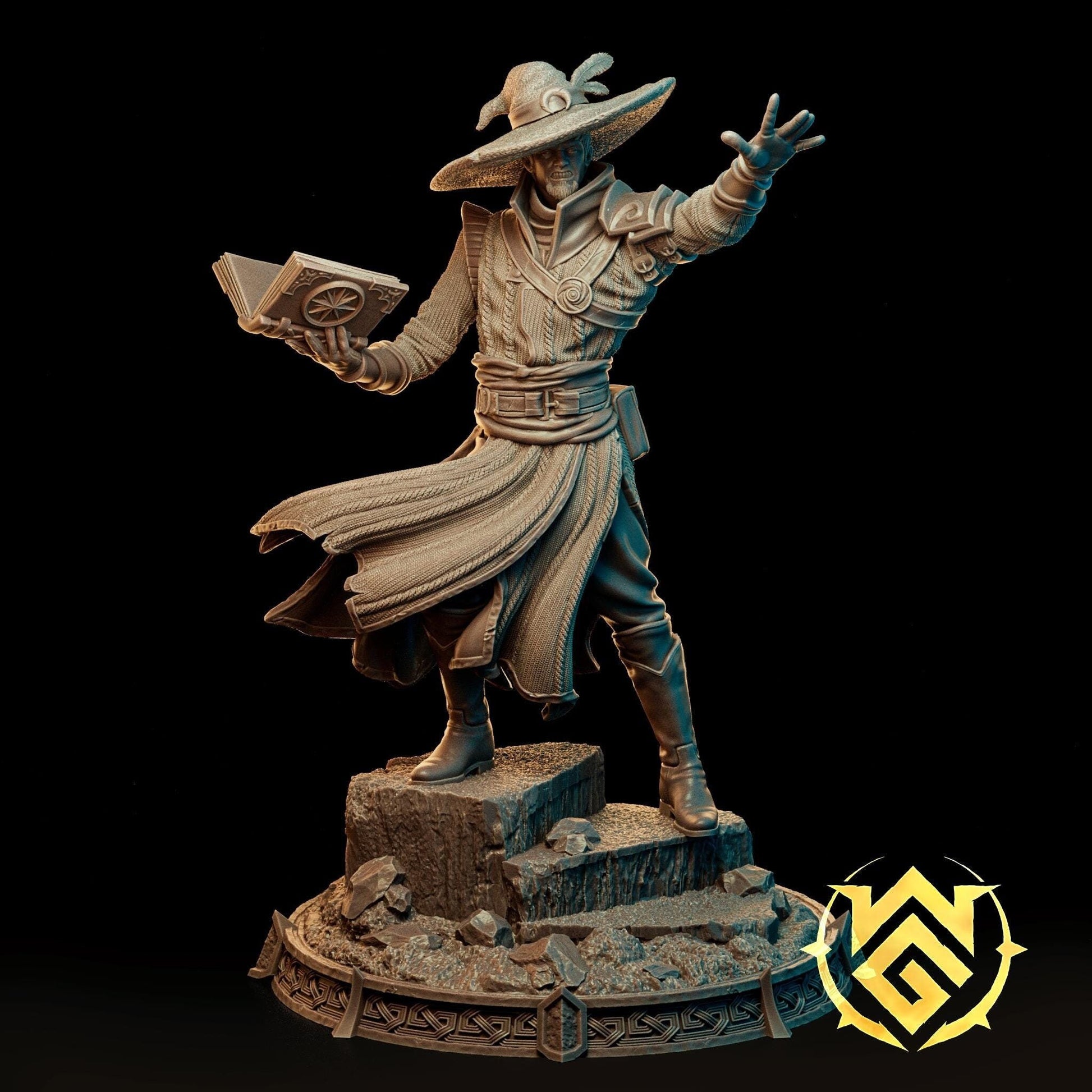 Hyperion, Enlightened Wizard | TTRPG D&D Miniature | The Witchguild