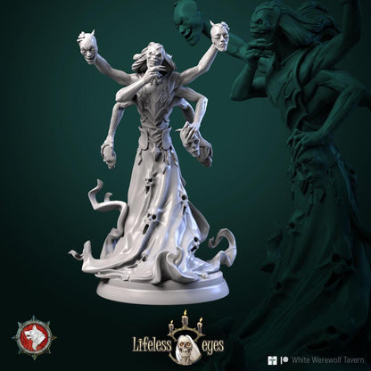 Banshees | TABLETOP SCALE | TTRPG Miniature | White Werewolf Tavern | Unpainted, Unplated Resin 8k