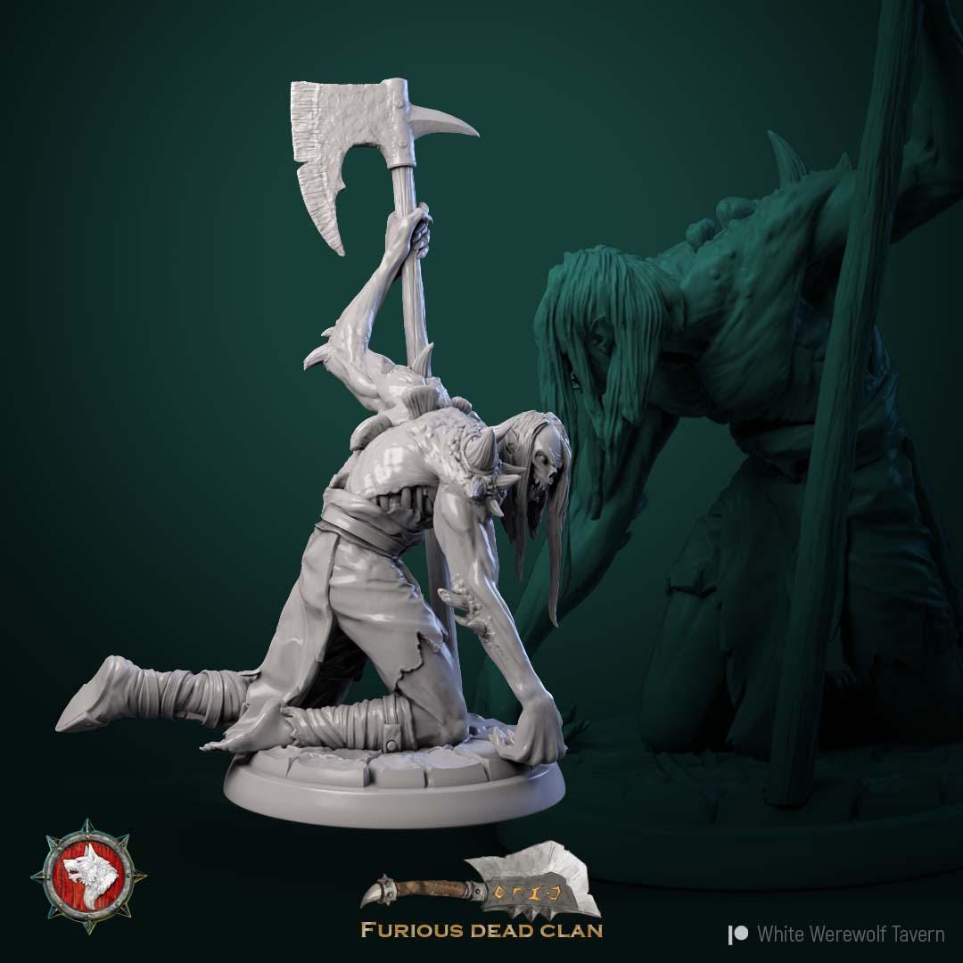 Corrupted Orcs | TABLETOP SCALE | TTRPG Miniature | White Werewolf Tavern | Unpainted, Unplated Resin 8k