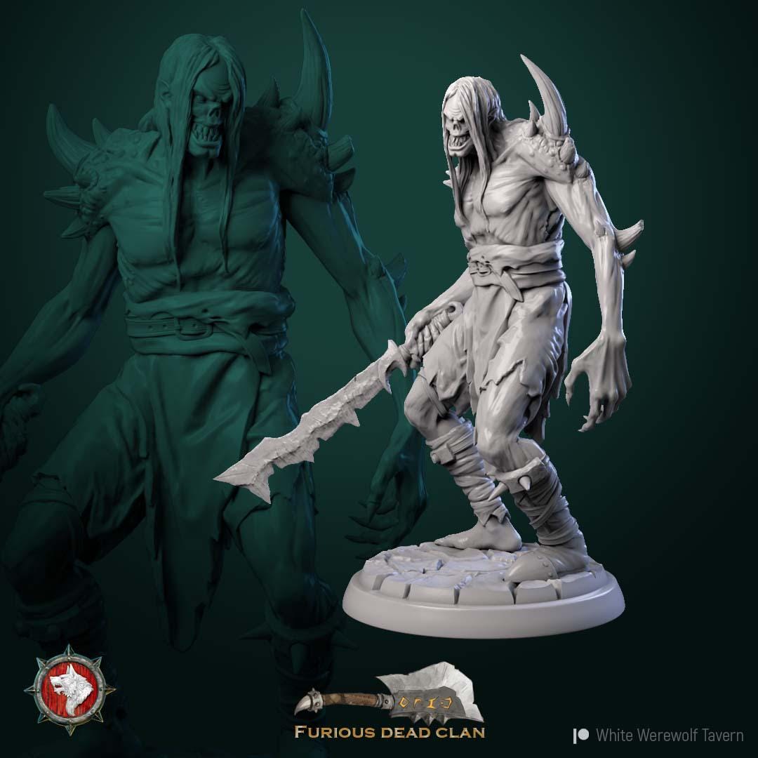 Corrupted Orcs | TABLETOP SCALE | TTRPG Miniature | White Werewolf Tavern | Unpainted, Unplated Resin 8k