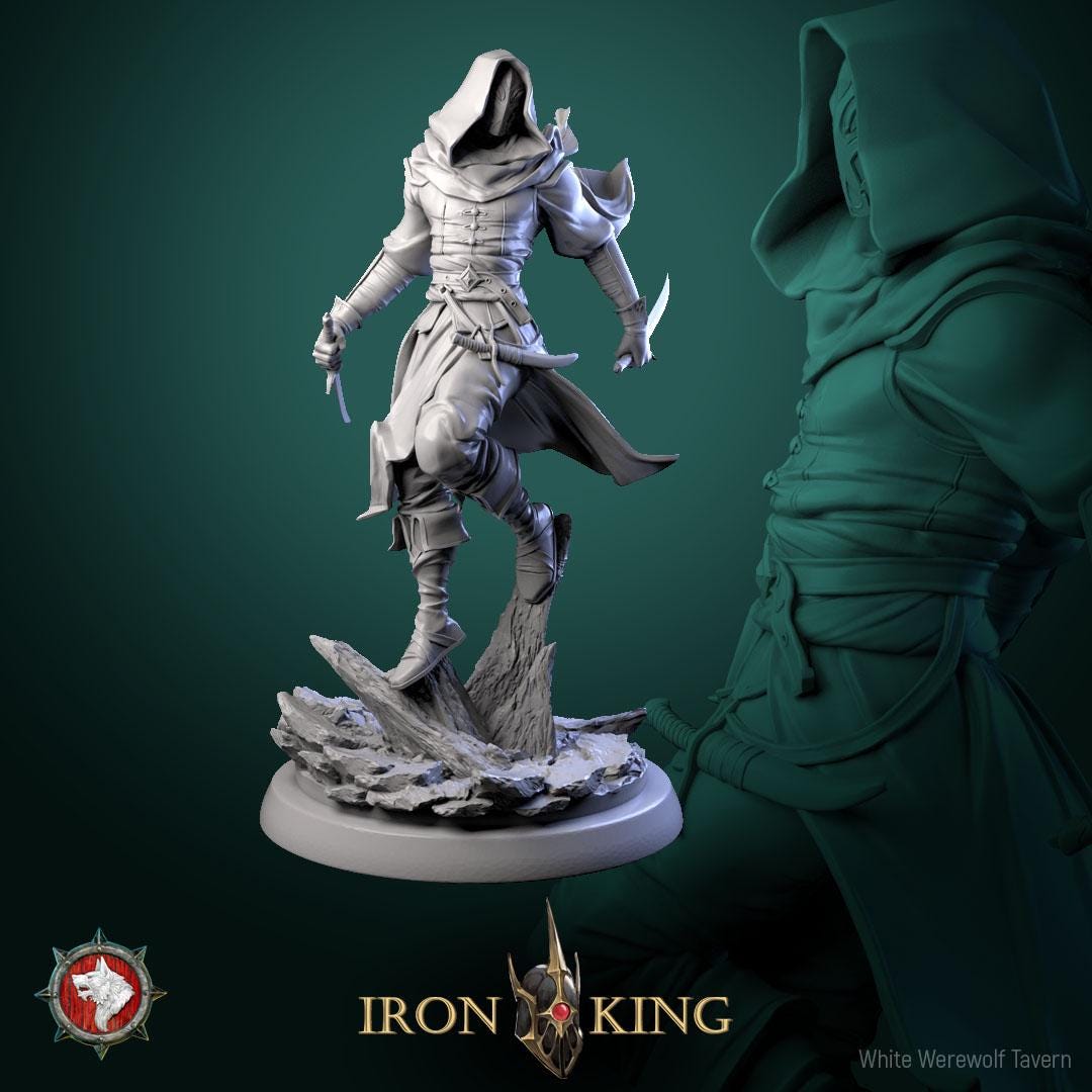 Dead Assassins | TABLETOP SCALE | TTRPG Miniature | White Werewolf Tavern