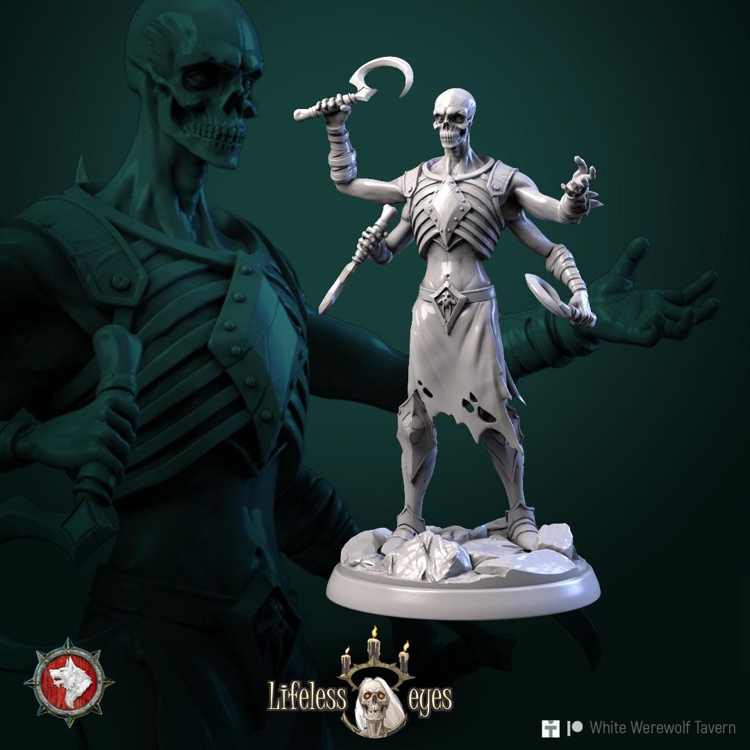 Death Reapers | TABLETOP SCALE | TTRPG Miniature | White Werewolf Tavern