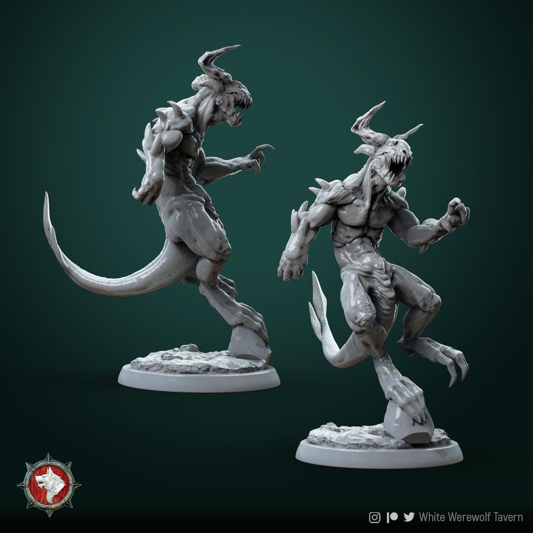 Devils Tabletop Devils | TABLETOP SCALE | TTRPG Miniature | White Werewolf Tavern ...
