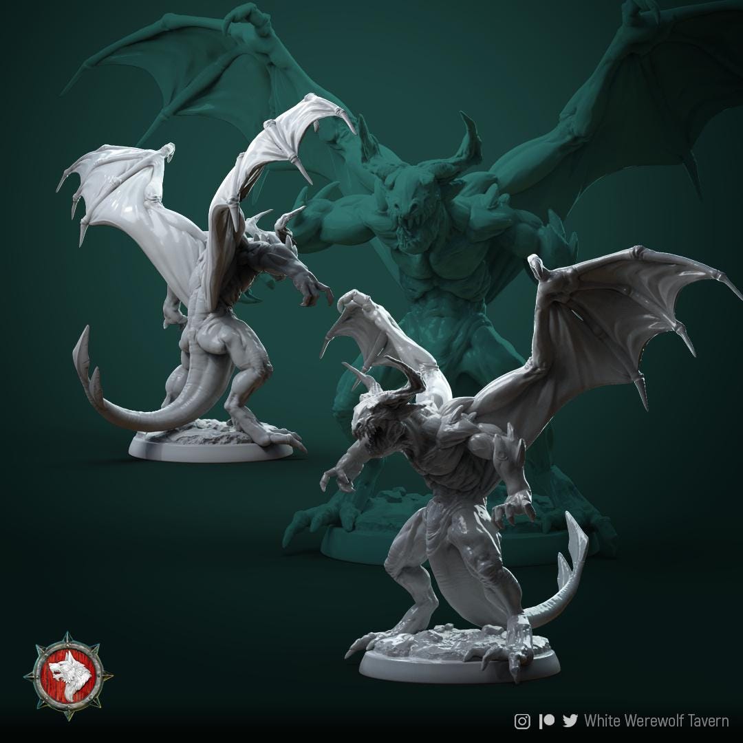 Devils | TABLETOP SCALE | TTRPG Miniature | White Werewolf Tavern