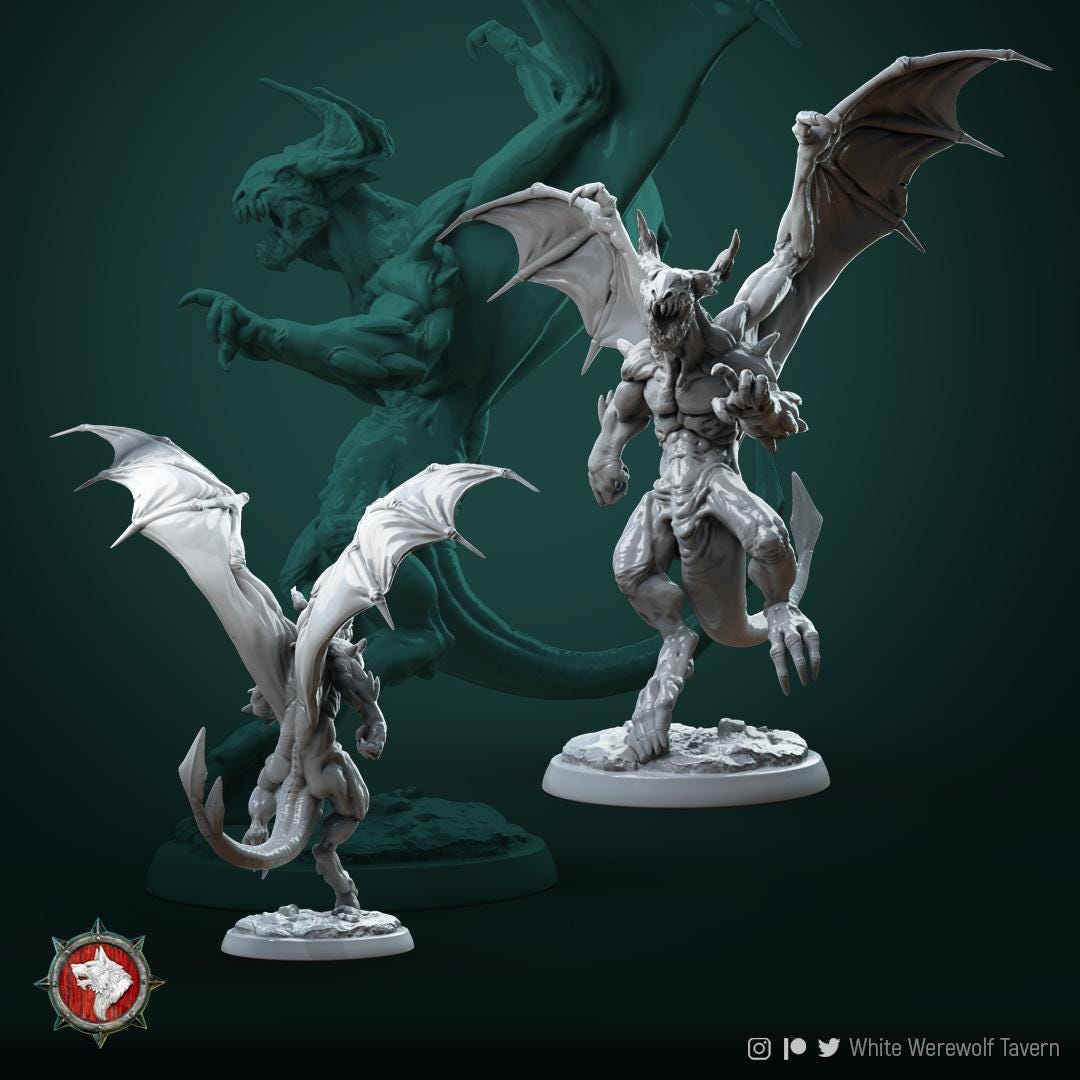 Devils | TABLETOP SCALE | TTRPG Miniature | White Werewolf Tavern