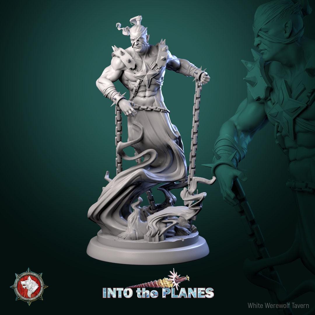 Djinni | TABLETOP SCALE | TTRPG D&D Miniature | White Werewolf Tavern